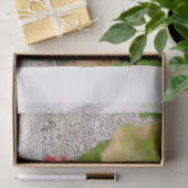rode bloem tissuepapier (Geschenk)