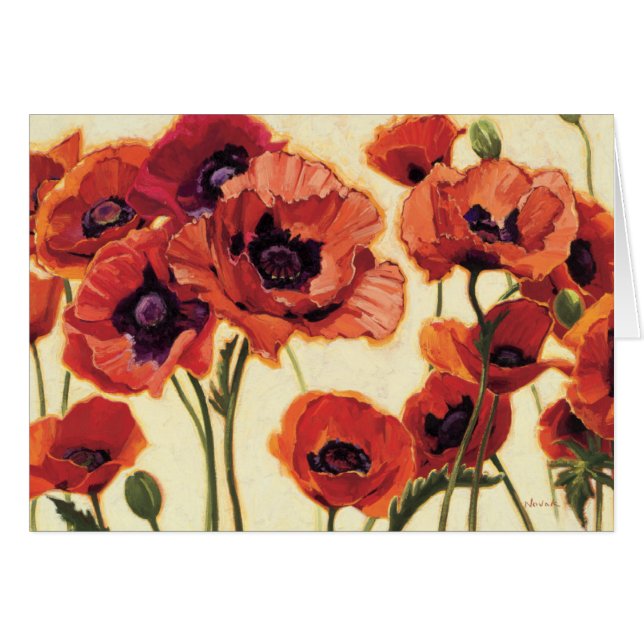 Rode bloemen (Voorkant Horizontaal)