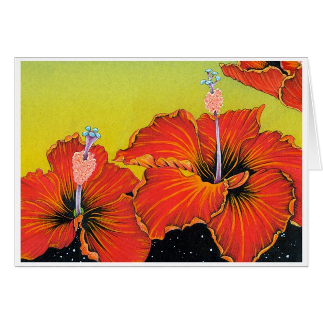 Rode bloemen (Voorkant Horizontaal)