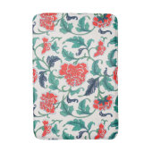 Rode bloemen badmat (Voorkant Verticaal)