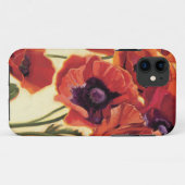 Rode bloemen Case-Mate iPhone case (Achterkant (horizontaal))