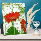 Rode Bloemen Fotoplaat (Zijkant)