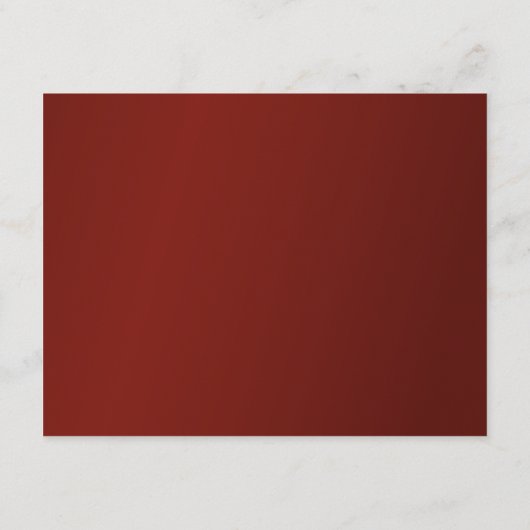 Rode Bloemen Gouden Afwerking Chinese Trouwomheini Informatiekaartje (Achterkant)