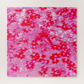  rode bloemen legpuzzel (Horizontaal)
