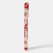 Rode Bloemen Levendig  Klassiek Patroon Case-Mate iPhone Case (Achterkant / Rechts)