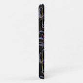 Rode bloemen op zwart. Case-Mate iPhone case (Achterkant/rechts)