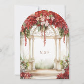 Rode Bloementuin van het Paradijs Arch Moslim brui Kaart (Achterkant)
