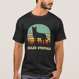 Rode Blue Heeler stiefvader Australische veehond T-shirt