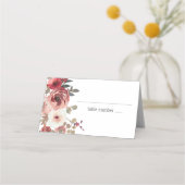 Rode Blush Bloemrozen Bruiloft (Voorkant)