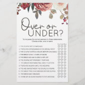 Rode blush Rozen gamen onder Flyer (Voorkant)