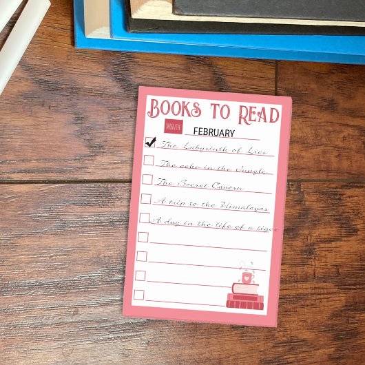 Rode boeken om te lezen Post-it Notities Post-it® Notes