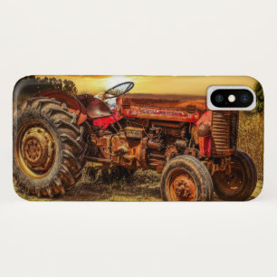  rode Boerderij tractor iPhone X Hoesje