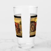  rode Boerderij tractor Glas (Links)