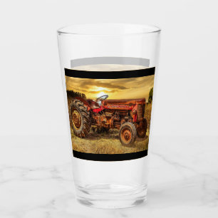  rode Boerderij tractor Glas