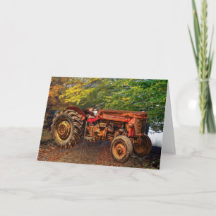 rode Boerderij tractor Kaart