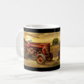 rode Boerderij tractor Koffiemok (Voorkant links)