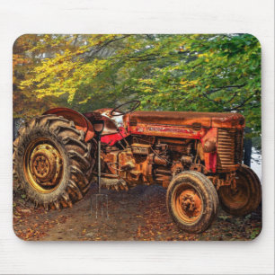 rode Boerderij tractor Muismat