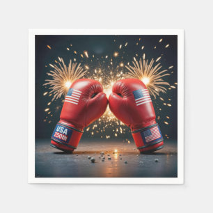 Rode Bokshandschoenen voor de 250ste verjaardag va Servet