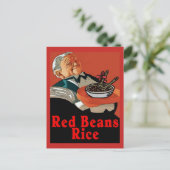 Rode bonen & rijst , ober briefkaart (Staand voorkant)