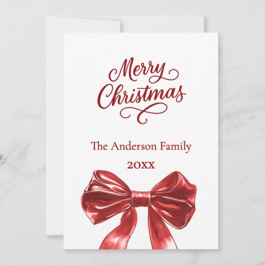 Rode boog Kerstmis (Voorkant)