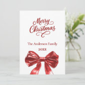 Rode boog Kerstmis (Staand voorkant)