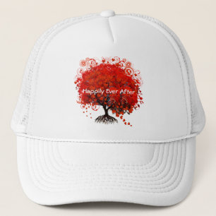Rode Boom Huwelijks T-Shirts, Cadeaus, Stickers & Trucker Pet