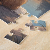 Rode Border Collie Legpuzzel (Zijkant)
