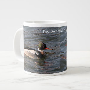 Rode borst Merganser mok