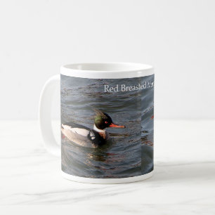 Rode borst Merganser mok