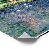 Rode boten, Argentijnse,  kunst van het impression Poster (Hoek)