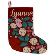 Rode Bourgogne Patroon Retro Gezellige Kerstmis Ch