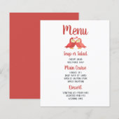 Rode Bourgogne Vrijgezellenfeest Lovevogels (Voorkant / Achterkant)