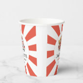 Rode brandweerwagen jongen verjaardagsfeestje papi papieren bekers (Rechts)