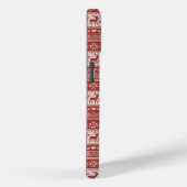 Rode Brei-Kerstmis Case-Mate iPhone Case (Achterkant / Rechts)