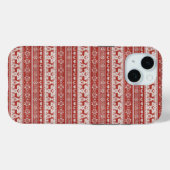 Rode Brei-Kerstmis Case-Mate iPhone Case (Achterkant (horizontaal))