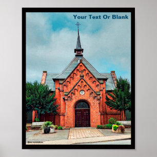 Rode brick Church, Bielefeld Poster