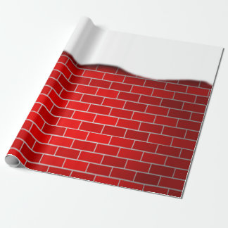 Rode brick met sneeuwwitje cadeaupapier