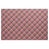 Rode bruine tartan stof (Yard (91,4 cm))