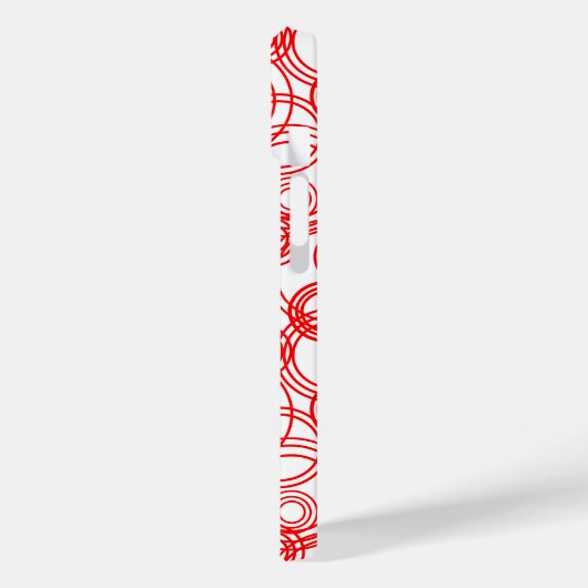 Rode bubels Case-Mate iPhone case (Achterkant / Links)