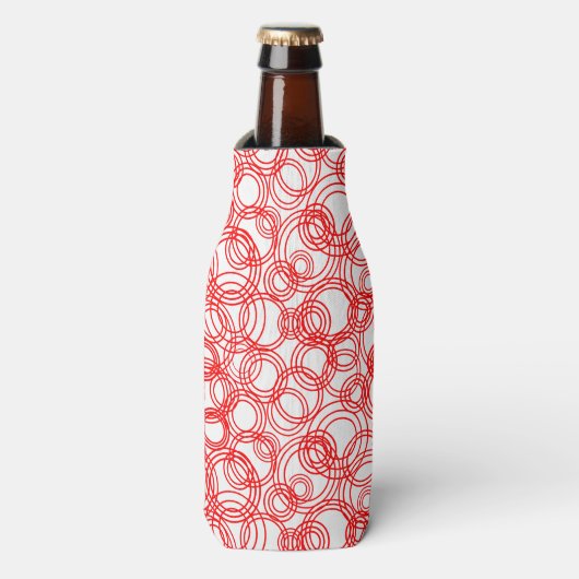 Rode bubels flesjeskoeler (Fles Voorkant)