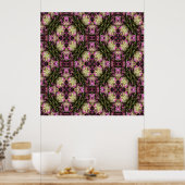 Rode Bud bomen in de bossen..... Poster (Keuken)