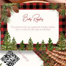 Rode Buffalo Plaid Winter Babyshop Cadeaulijst