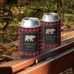 Rode buffel gespeeld met Beer familienaam Blikjeskoeler