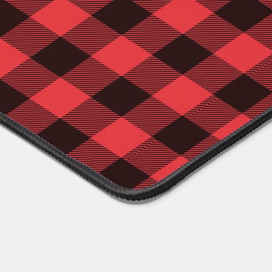 Rode buffelmonogram bureaumat (Hoek)