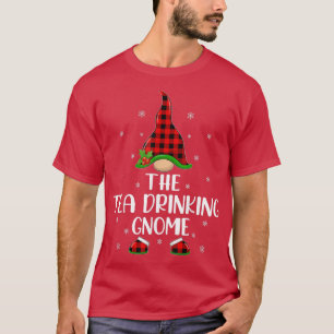 Rode buffels die overeenkomen met de theeboom Drin T-shirt