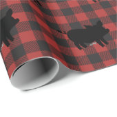 Rode buffels met varkens cadeaupapier (Rol Hoek)