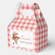 Rode Burger BBQ Baby Shower Favor Dozen