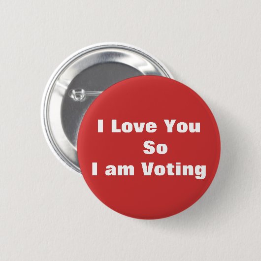 Rode Button (Voorkant /achterkant)