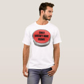 Rode Button - Chili heeft geen bonen T-shirt (Voorkant volledig)