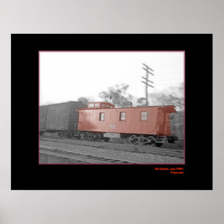 Rode Caboose, Poster ongeveer 1940